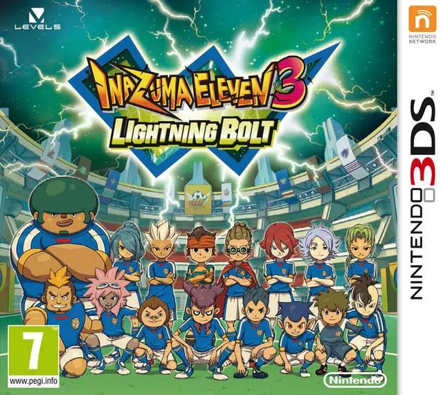 Game | Nintendo 3DS | Inazuma Eleven 3: Lightning Bolt Physical Video Games Game Nintendo