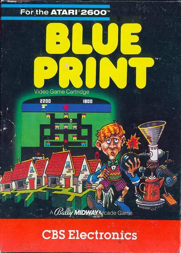 Game | Atari 2600 | Blue Print Physical Video Games Game Atari