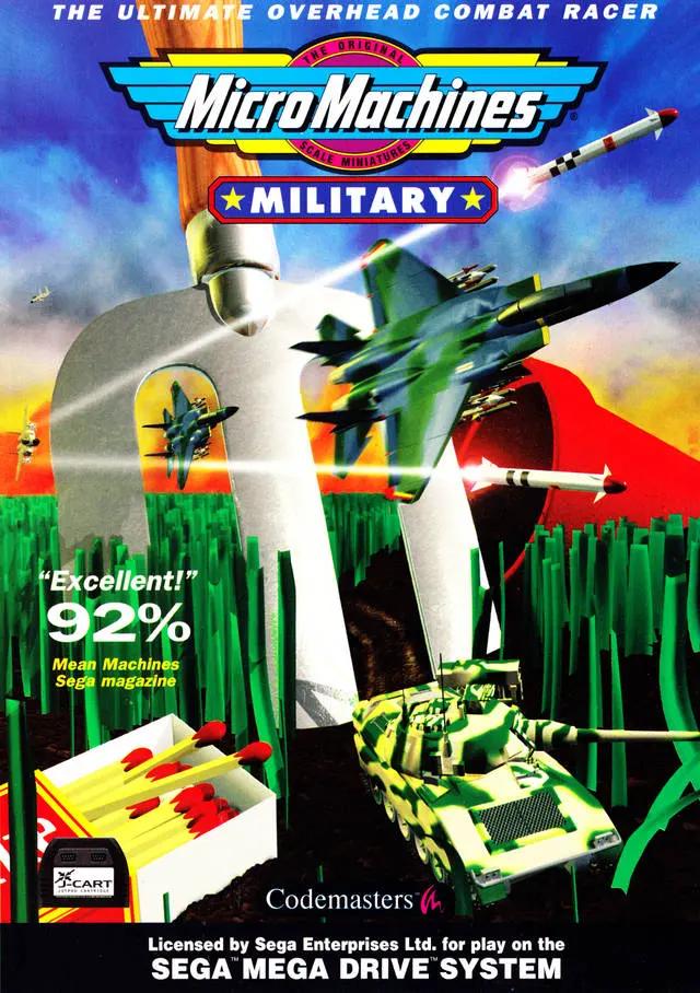 Game | Sega Mega Drive | Micro Machines Military Physical Video Games Game Sega