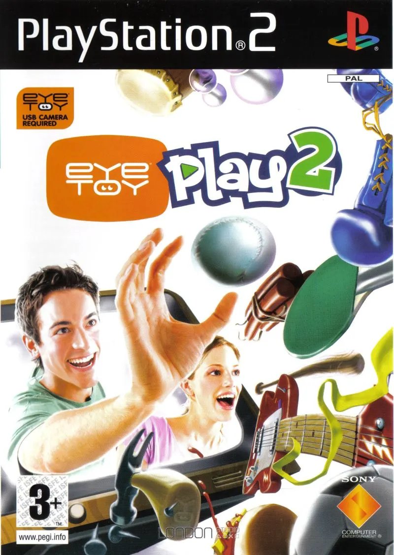 Game | Sony PlayStation PS2 | Eye Toy Play 2 Physical Video Games Game Sony