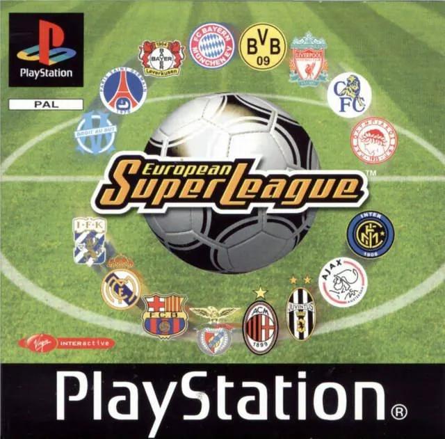 Game | Sony PlayStation PS1 | European Super League Physical Video Games Game Sony