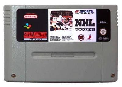Game | Super Nintendo SNES | NHL Hockey 94 Physical Video Games Game Nintendo