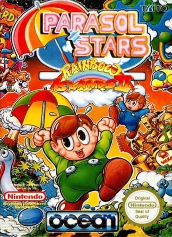 Game | Nintendo NES | Parasol Stars: Rainbow Island II Physical Video Games Game Nintendo