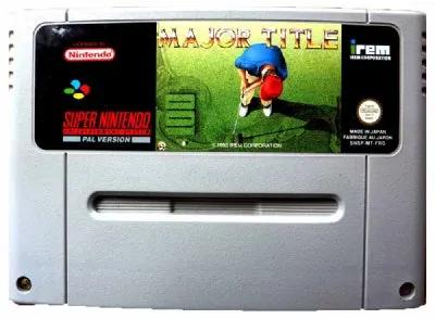 Game | Super Nintendo SNES | Major Title Physical Video Games Game Nintendo