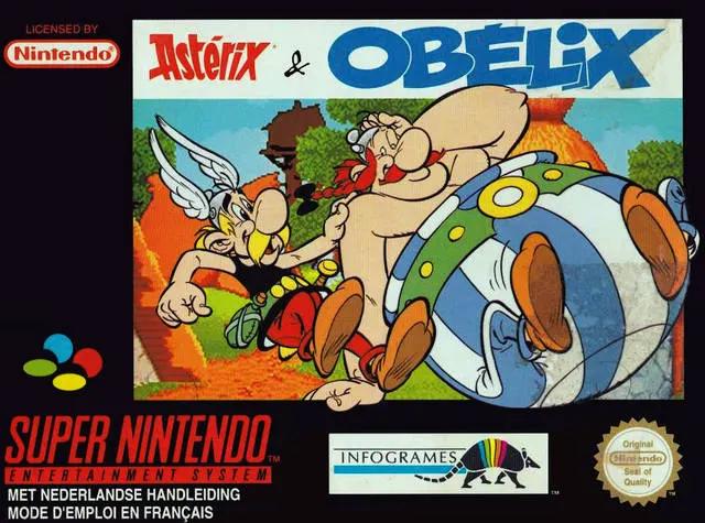 Game | Super Nintendo SNES | Asterix & Obelix Physical Video Games Game Nintendo