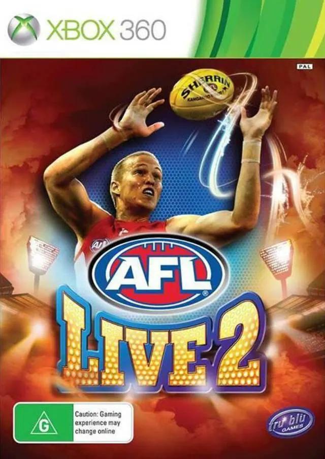 Game | Xbox 360 | AFL Live 2 Physical Video Games Game Microsoft