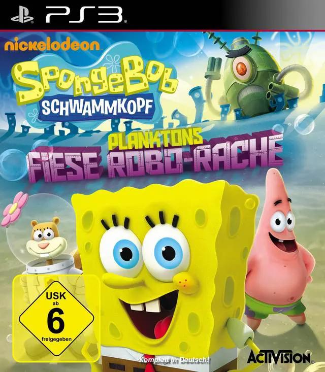 Game | Sony PlayStation PS3 | SpongeBob SquarePants: Plankton's Robotic Revenge Physical Video Games Game Sony