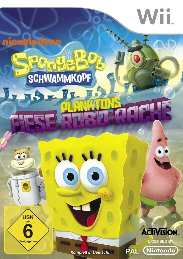Game | Nintendo Wii | SpongeBob SquarePants: Plankton's Robotic Revenge Physical Video Games Game Nintendo