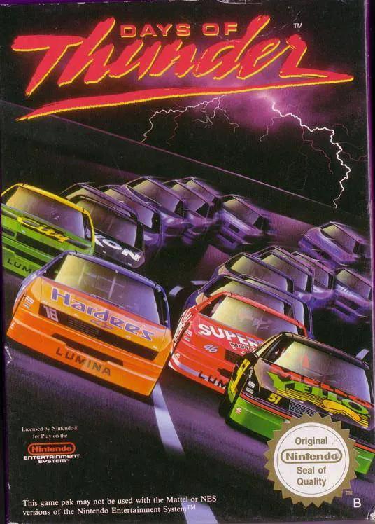 Game | Nintendo NES | Days Of Thunder Physical Video Games Game Nintendo