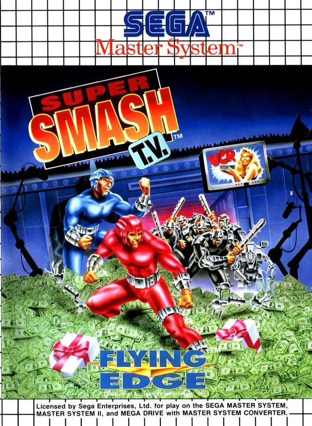 Game | Sega Master System | Super Smash TV Physical Video Games Game Sega