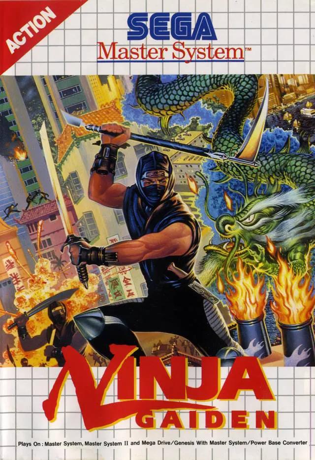 Game | Sega Master System | Ninja Gaiden Physical Video Games Game Sega