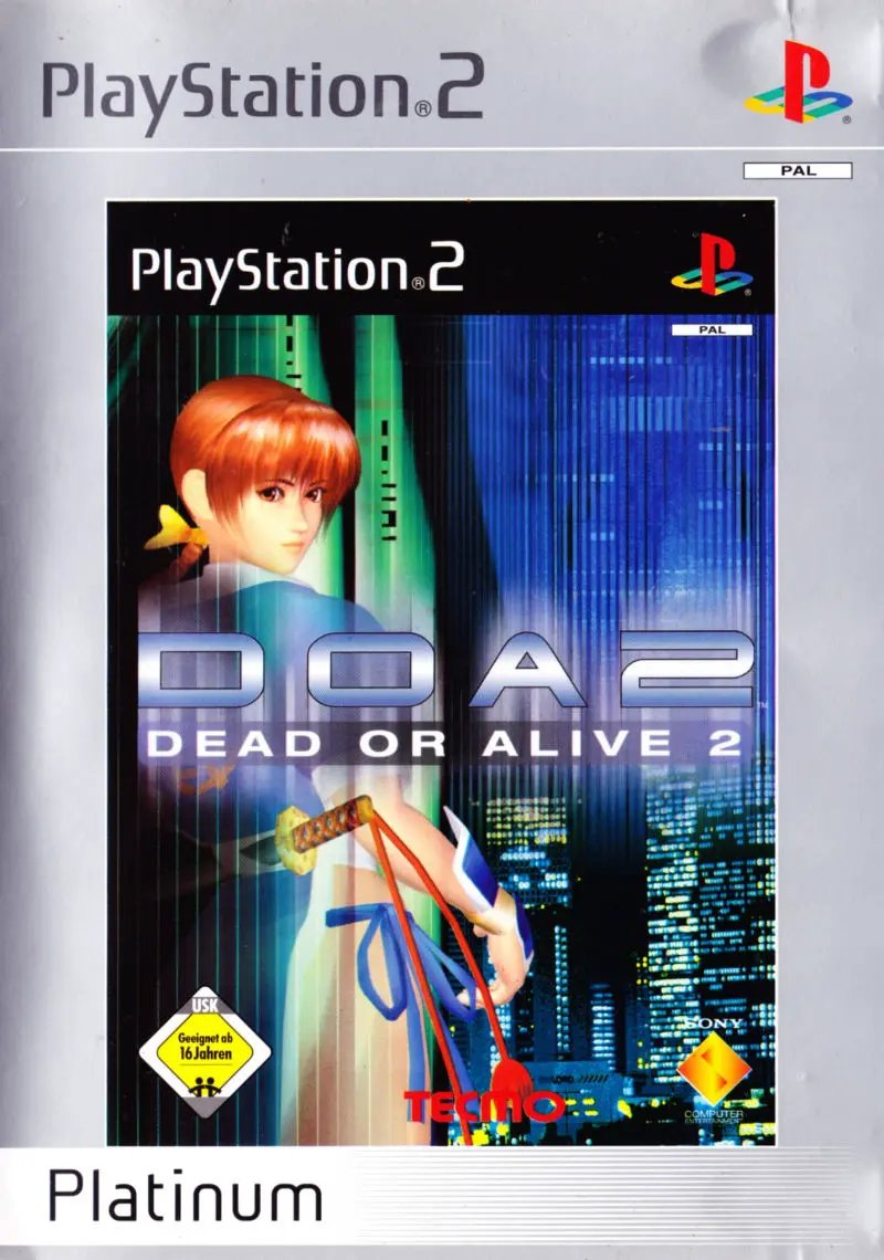 Game | Sony PlayStation PS2 | Dead Or Alive 2 (Platinum) Physical Video Games Game Sony