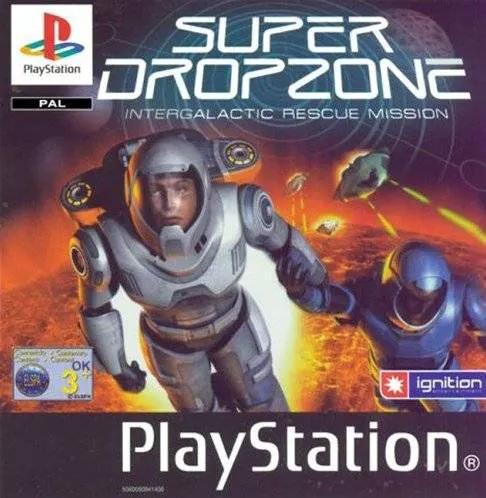 Game | Sony PlayStation PS1 | Super Dropzone Physical Video Games Game Sony