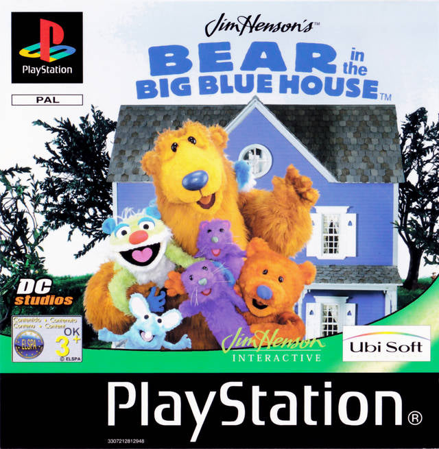 Game | Sony PlayStation PS1 | Jim Henson's Bear In The Big Blue House