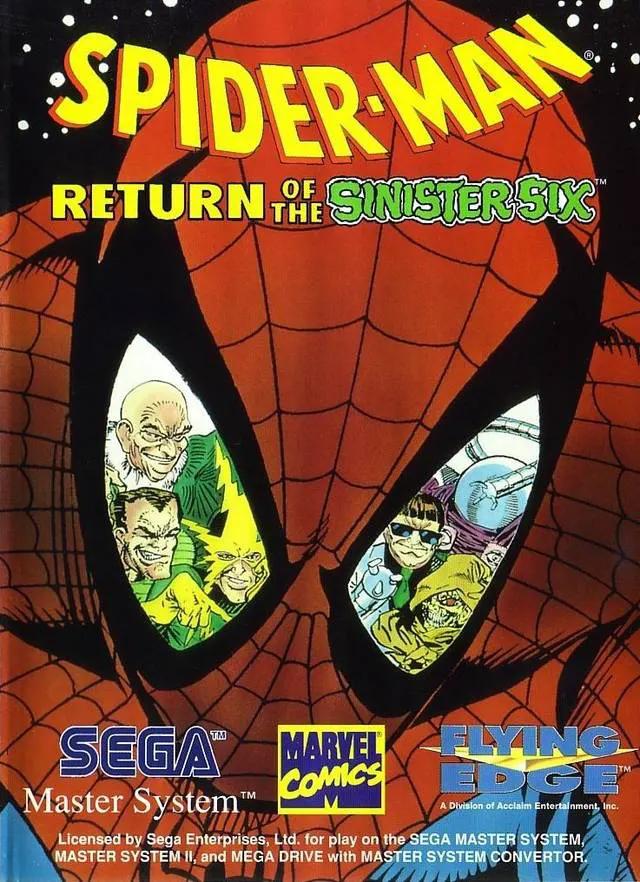 Game | Sega Master System | Spiderman Return Of The Sinister Six Physical Video Games Game Sega