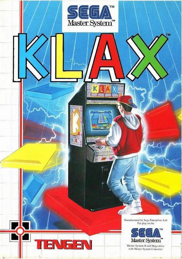 Game | Sega Master System | Klax Physical Video Games Game Sega