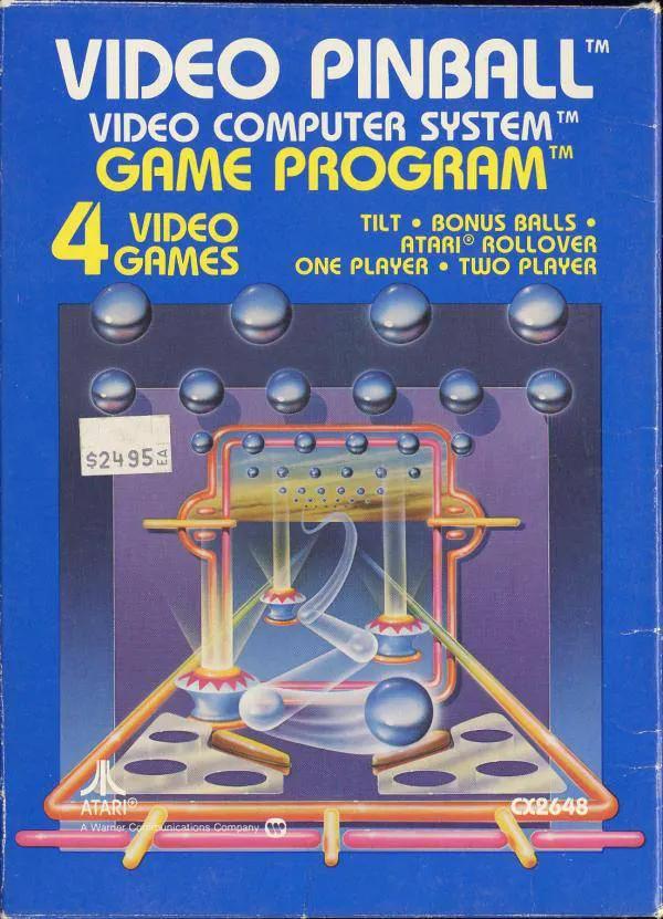 Game | Atari 2600 | Video Pinball Physical Video Games Game Atari