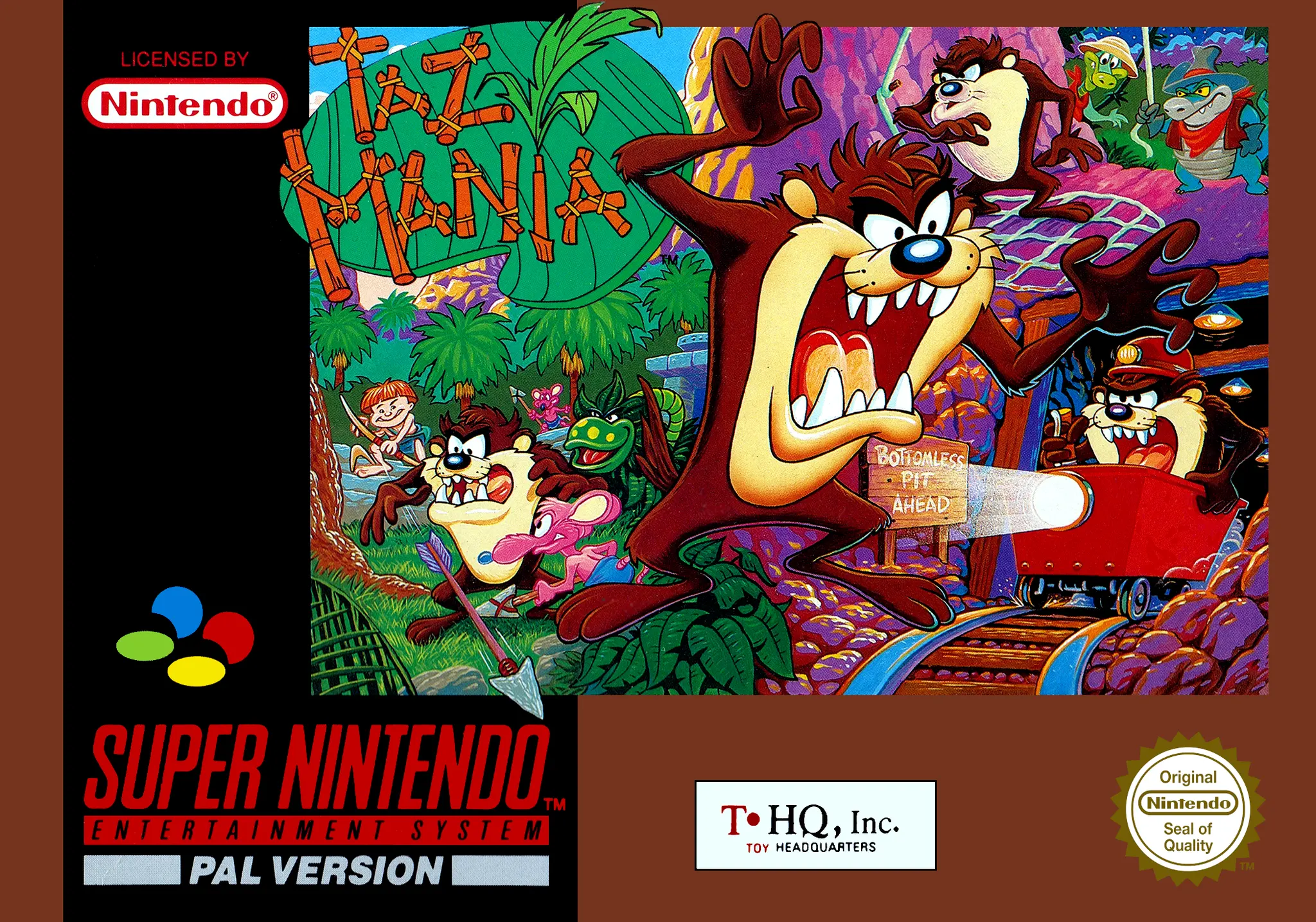 Game | Super Nintendo SNES | Taz-Mania Physical Video Games Game Nintendo