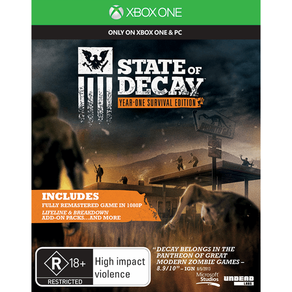 Game | Xbox One | State Of Decay: Year-One Survival Edition Physical Video Games Game Microsoft