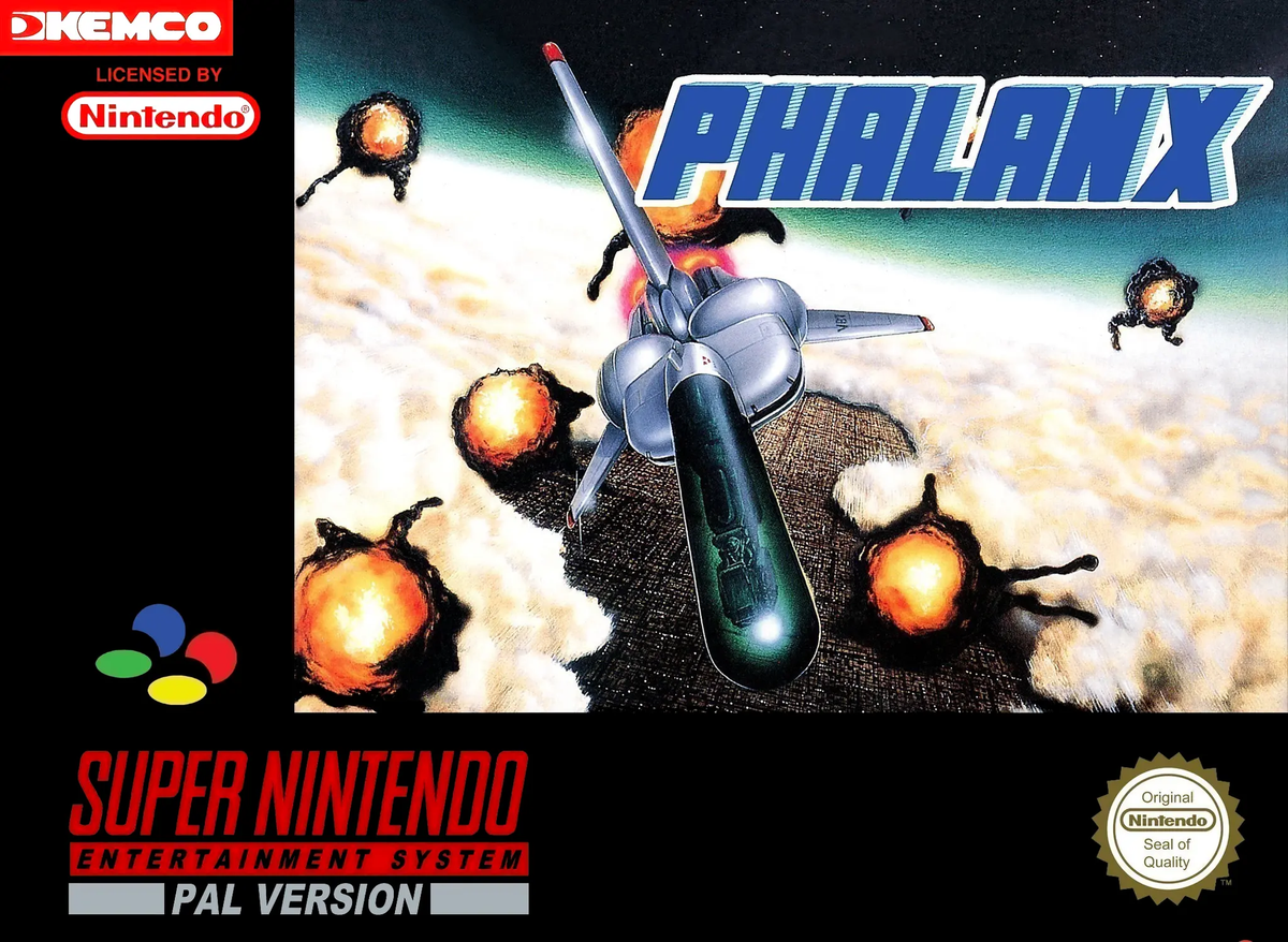 Game | Super Nintendo SNES | Phalanx Physical Video Games Game Nintendo