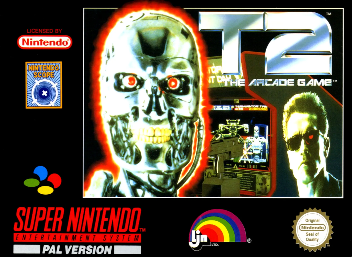 Game | Super Nintendo SNES | T2 The Arcade Game Physical Video Games Game Nintendo