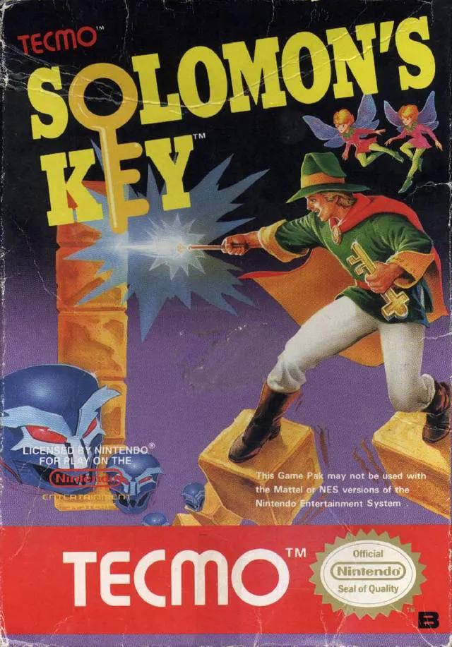 Game | Nintendo NES | Solomon's Key Physical Video Games Game Nintendo