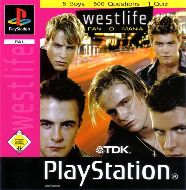 Game | Sony PlayStation PS1 | Westlife Fan-O-Mania Physical Video Games Game Sony