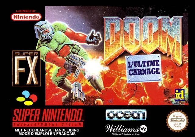 Game | Super Nintendo SNES | Doom Physical Video Games Game Nintendo