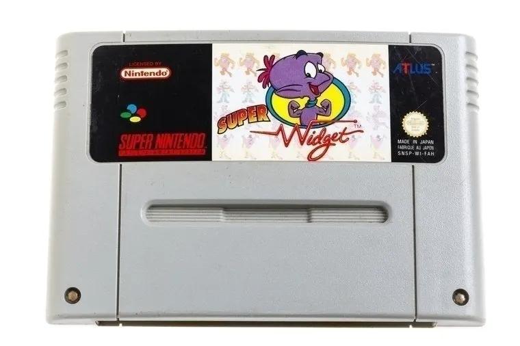 Game | Super Nintendo SNES | Super Widget Physical Video Games Game Nintendo