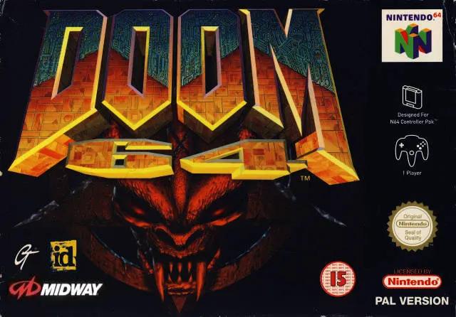 Game | Nintendo N64 | Doom 64 Physical Video Games Game Nintendo