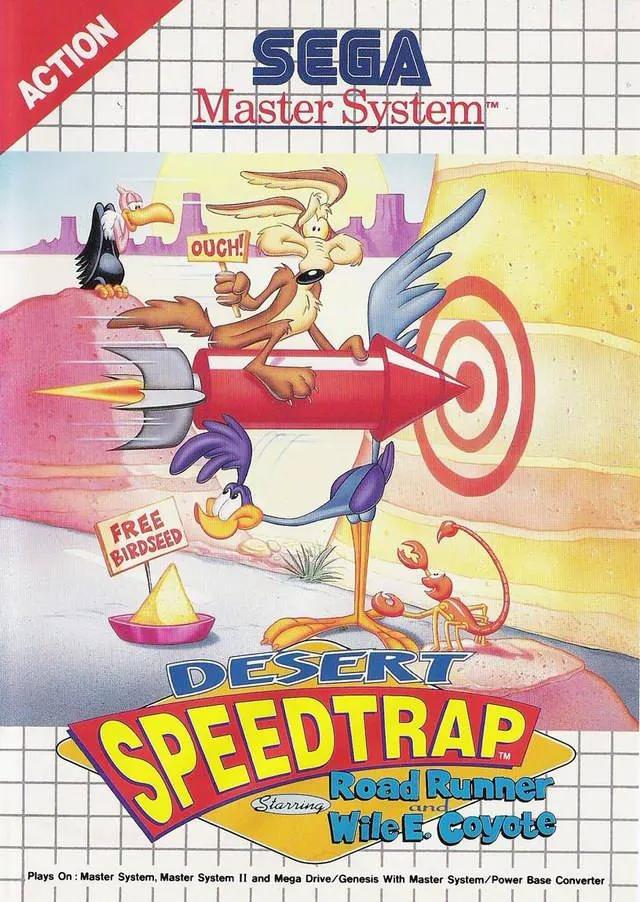 Game | Sega Master System | Desert Speedtrap Starring Road Runner And Wile E Coyote Physical Video Games Game Sega