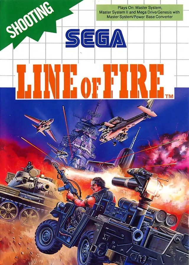 Game | Sega Master System | Line Of Fire Physical Video Games Game Sega