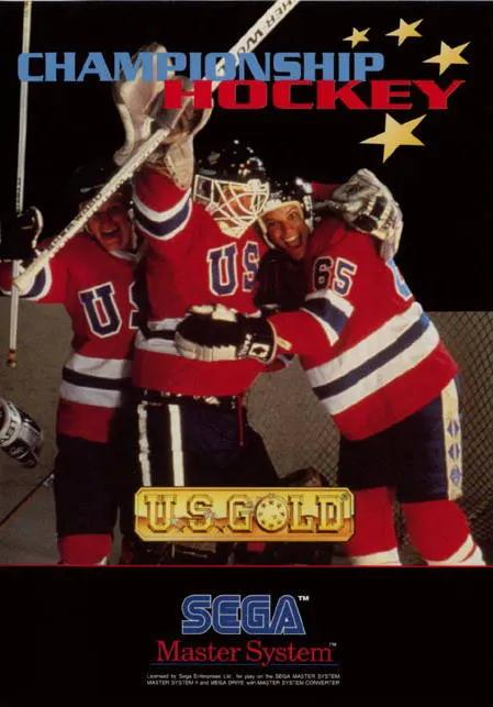 Game | Sega Master System | Championship Hockey Physical Video Games Game Sega