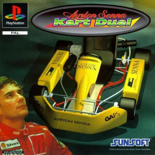 Game | Sony PlayStation PS1 | Ayrton Senna Kart Duel Physical Video Games Game Sony