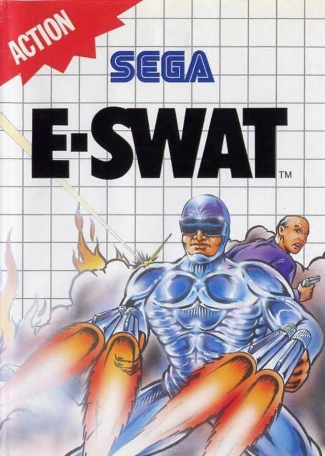 Game | Sega Master System | E-SWAT Physical Video Games Game Sega