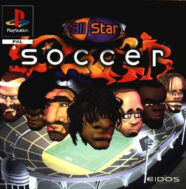 Game | Sony PlayStation PS1 | All-Star Soccer Physical Video Games Game Sony