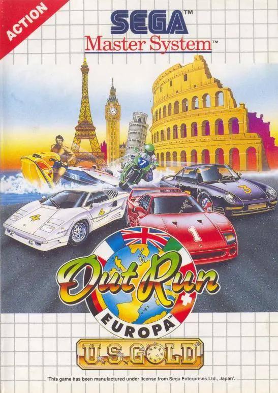 Game | Sega Master System | OutRun Europa Physical Video Games Game Sega