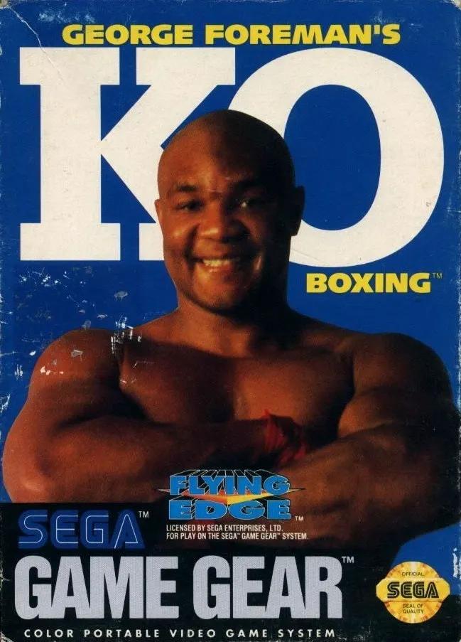 Game | Sega Game Gear | George Foreman's KO Boxing Physical Video Games Game Sega