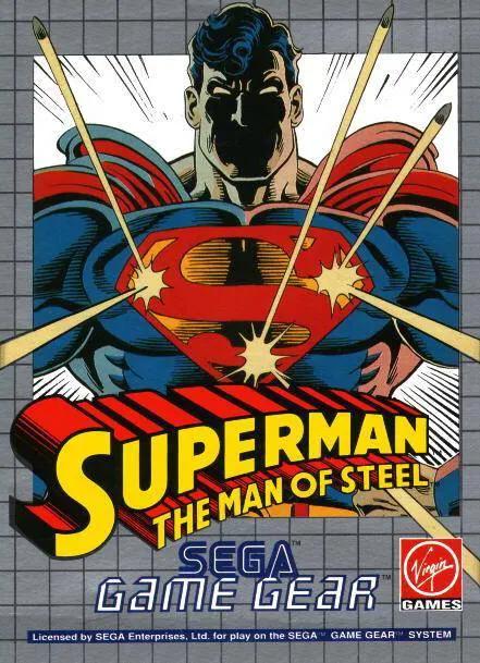 Game | Sega Game Gear | Superman Man Of Steel Physical Video Games Game Sega