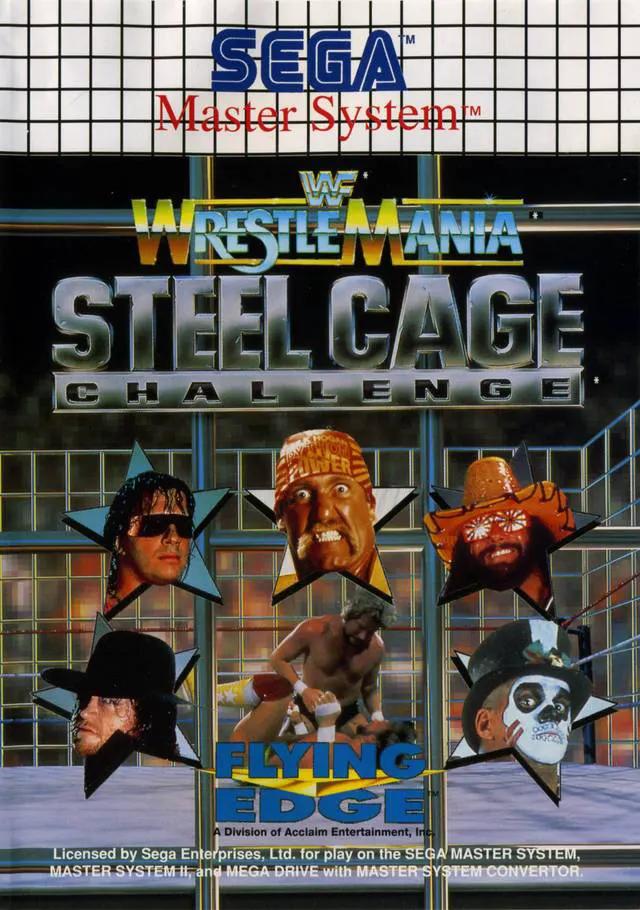 Game | Sega Master System | WWF Wrestlemania Steel Cage Challenge Physical Video Games Game Sega