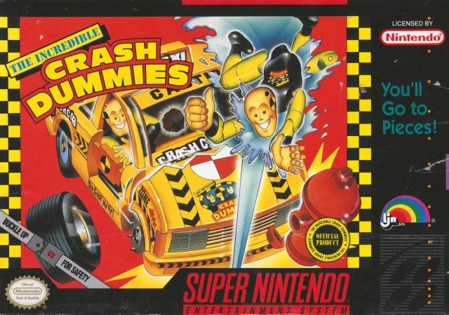 Game Super Nintendo SNES Incredible Crash Dummies