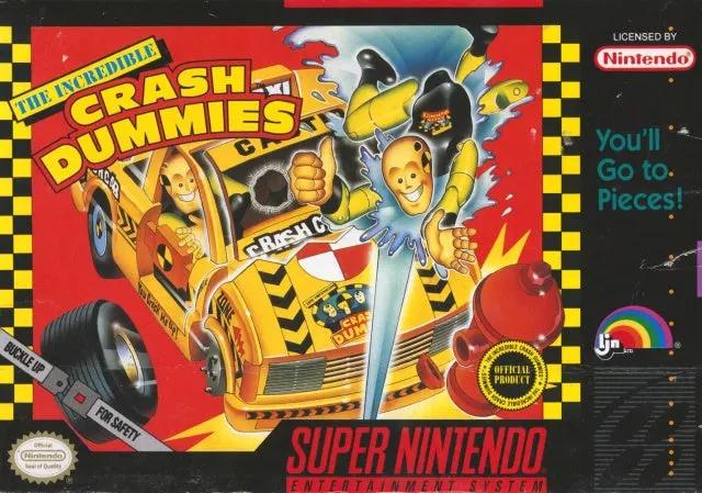 Game | Super Nintendo SNES | Incredible Crash Dummies Physical Video Games Game Nintendo