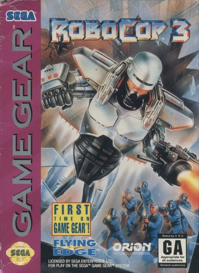 Game | Sega Game Gear | Robocop 3