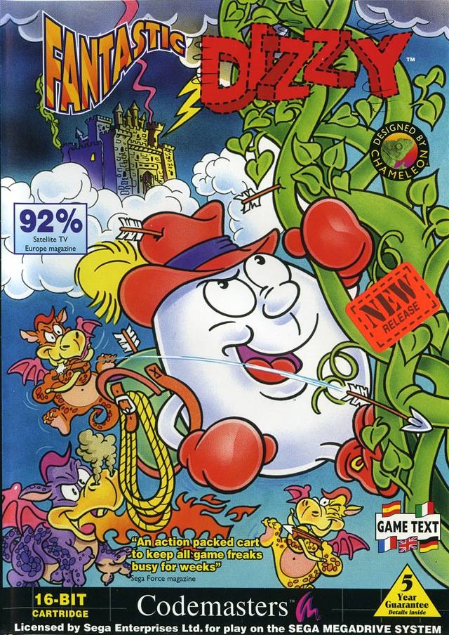 Game | Sega Mega Drive | Fantastic Dizzy