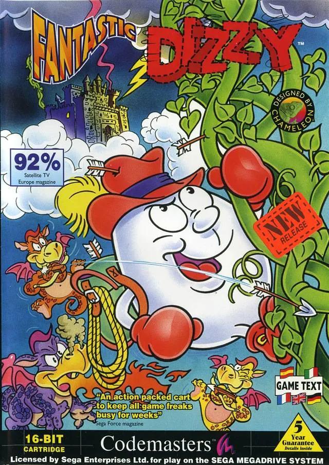 Game | Sega Mega Drive | Fantastic Dizzy Physical Video Games Game Sega