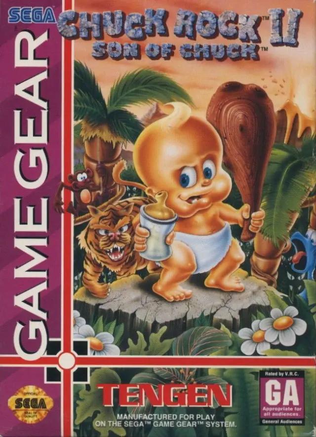 Game | Sega Game Gear | Chuck Rock II Son Of Chuck Physical Video Games Game Sega