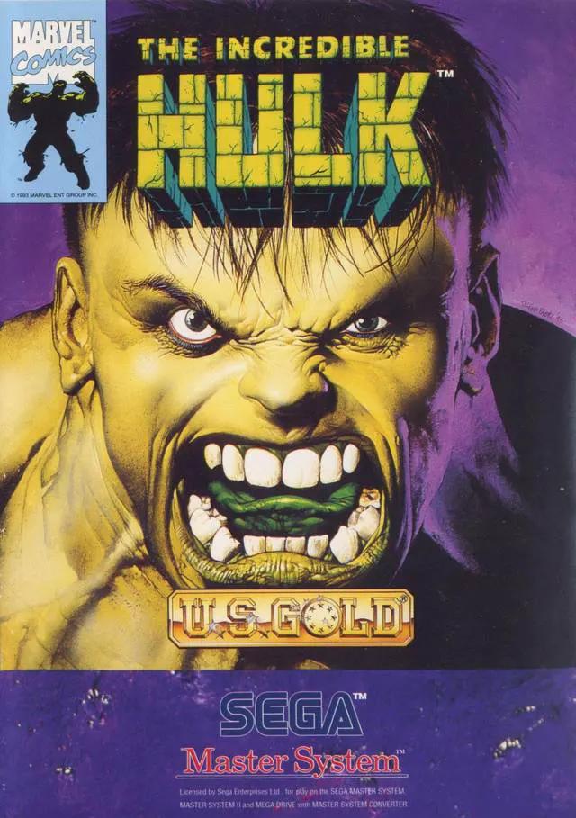 Game | Sega Master System | The Incredible Hulk Physical Video Games Game Sega