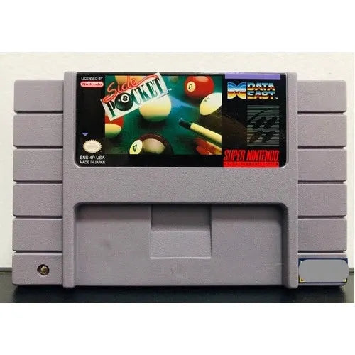 Game | Super Nintendo SNES | Side Pocket Physical Video Games Game Nintendo