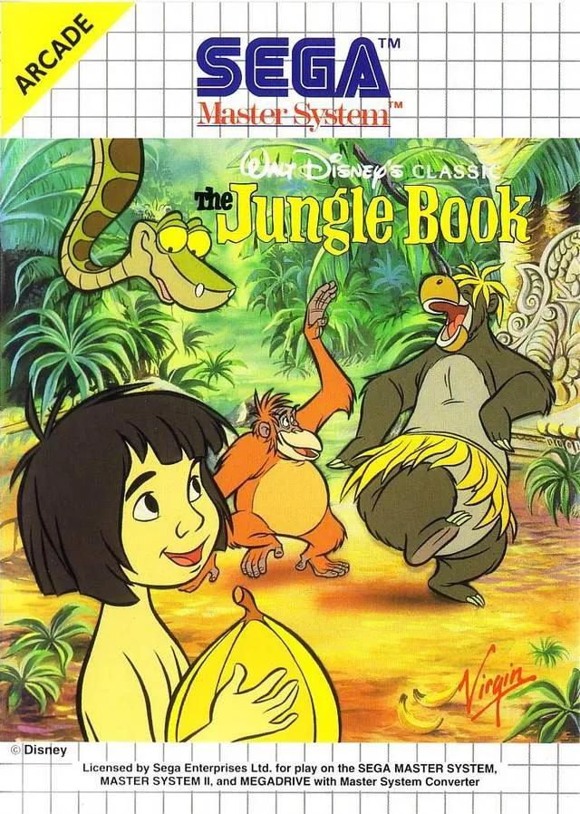 Game | Sega Master System | The Jungle Book Physical Video Games Game Sega