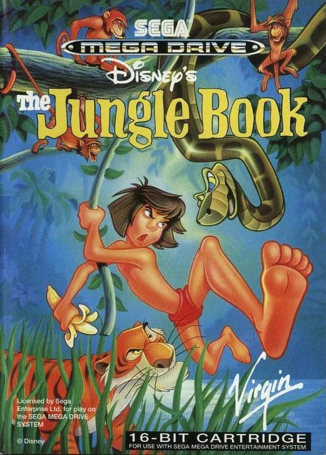 Game | Sega Mega Drive | The Jungle Book Physical Video Games Game Sega